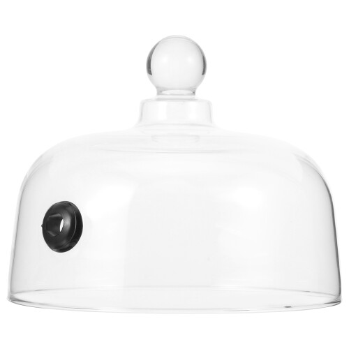 2Ud Cubierta De Cúpula De Vidrio Para Tartas Y 1