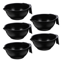 10Ud Bowls Para Teñir Pelo Negros, Herramientas Portátiles Y Apilables