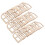 100Ud Kit Puertas Miniaturas De Madera Beige Para Casa De Hadas DIY 1
