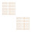 100Ud Kit Puertas Miniaturas De Madera Beige Para Casa De Hadas DIY 7