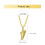 2Stk Schicke Kette Hochwertigem Material Golden 10