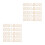 100Ud Kit Puertas Miniaturas De Madera Beige Para Casa De Hadas DIY 5