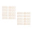 100Ud Kit Puertas Miniaturas De Madera Beige Para Casa De Hadas DIY 9