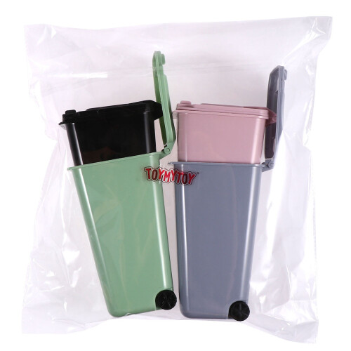 2Ud Mini Basura Clamshell Colores Surtidos Multifunción