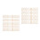 100Ud Kit Puertas Miniaturas De Madera Beige Para Casa De Hadas DIY 6