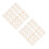 100Ud Kit Puertas Miniaturas De Madera Beige Para Casa De Hadas DIY 8