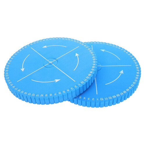 10Pièces Kits De Tressage Kumihimo Bleu Pour DIY Facile