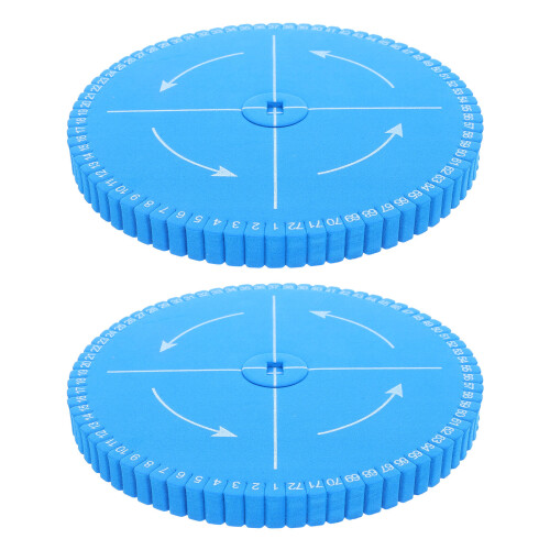 10Pièces Kits De Tressage Kumihimo Bleu Pour DIY Facile 1
