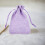 30Ud Bolsas De Lino Moradas Con Cordón Para Y Joyería 3