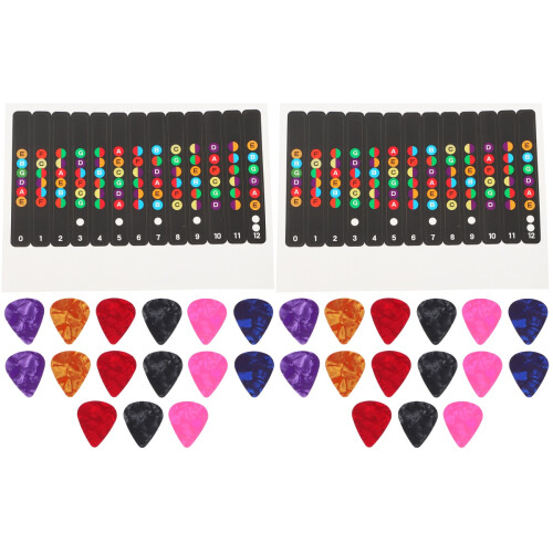 6Jgo Pegatinas Y Púas Para Guitarra Accesorios Para 1