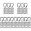 250Ud Diadema Micrófono Miniatura Negro Plástico Para Muñecas Decor 4
