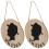 10Ud Placas De De Madera Con Simple Y Color Claro 3