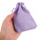 30Ud Bolsas De Lino Moradas Con Cordón Para Y Joyería 6