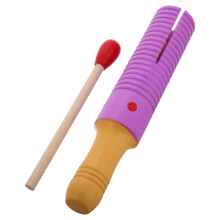 4Ud Instrumentos De Guiro Y Bloques Tonales De Madera Para Preescolar