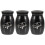 3Ud Urnas Decorativas Negras Para Y 6