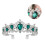 2Ud Verde Para Novia, Complemento Decorativo Con Único 2