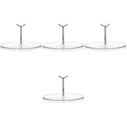 4Ud Porta Tapas De Olla Y Espátulas De Cocina Multiuso Plateado 2