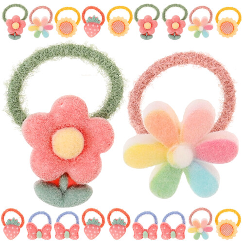 80Ud De Clips Para Niñas Multicolor Y Flor Cómodo 2