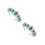 2Ud Verde Para Novia, Complemento Decorativo Con Único 9