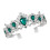 2Ud Verde Para Novia, Complemento Decorativo Con Único 3