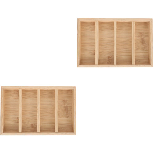 2Ud Caja De Gafas De Madera Kaki Simple Para Almacenaje Fácil 2