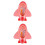2Ud Termómetro Niños Rosa PP Cartoon Medidor 6