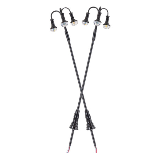 10Ud Mini Farolas Negras Para Decoración De Mesas De Arena 2
