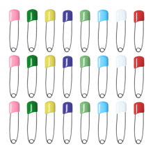 100Ud Pins Para Pañales Y Baberos Bebé Con Plástica Y Acero