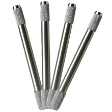 8Ud Extensor Metal Plata Para Lápices Artísticos Y Material Escolar