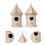 6Ud Prácticos De Madera Para Pájaros Y Adorno 11