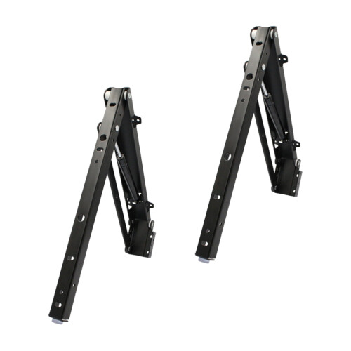 2Pares Para Plegable Acero Negro Uso Múltiple 1