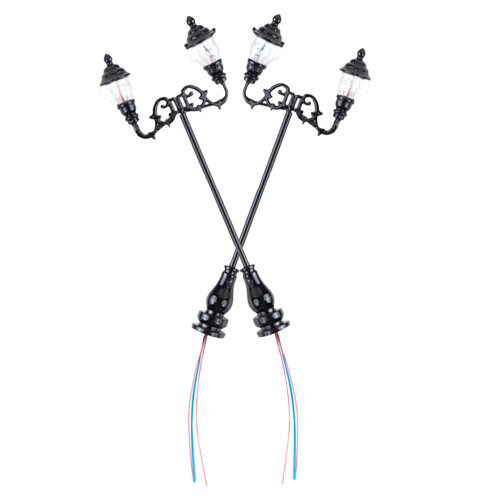 4Ud Mini Farolas Decorativas Resistentes Para Miniaturas De Jardín 1