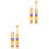 4Ud Instrumentos Musicales Silbatos Madera Multicolor Para Niños 3