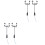 4Ud Mini Farolas Decorativas Resistentes Para Miniaturas De Jardín 5