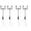 4Ud Mini Farolas Decorativas Resistentes Para Miniaturas De Jardín 4