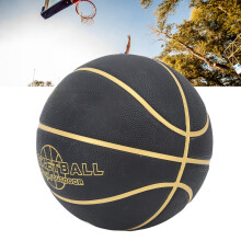 Black Rubber Basketball for Teenagers, Size 3 (18cm/7.1in)