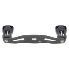 Poignée de bobine en fibre de carbone de 95 mm pour moulinet de pêche, accessoire pour casting, trolling, crank