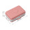 Mini-Medikamentenbox mit 6 Fächern, pink, 10x7,5x3,8cm 2
