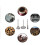 36 Pcs/set Brass Coated Wire Brushes for Drill Paint Stripper 4