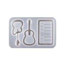 3D Instrument Note Quicksand Silicone Mold-musical instrument