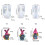 Dwarf Shape Silicone Craft Mould Silicone Hand-Making-style 1 4