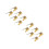 12Stk Profi Reifenluftventil Messing Gewinde Luftpumpenclip 9