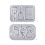 Instrument Note Quicksand Mold Handmade Pendant Silicone-set 6