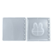 A7 Notebook Cover Resin Casting Molds DIY- rabbit 4