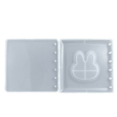 A7 Notebook Cover Resin Casting Molds DIY-  rabbit 4
