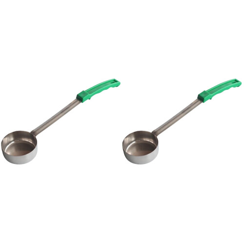 2Ud Cucharas Servicio Salsa Acero Inoxidable Mango Ergonómico Colorido 1