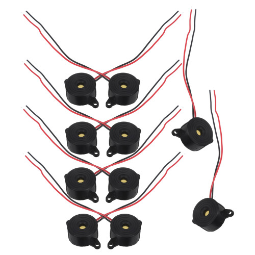 20Ud Electrónica Buzzer Negro Sonido Alta Durabilidad 2