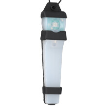 Segnale di sicurezza per casco, LED blu, silicone, batteria da 150mAh, uso esterno