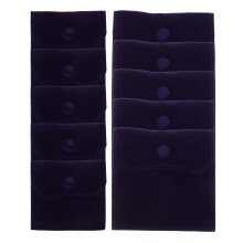 50Ud Bolsas Pequeñas Para Joyas Y Accesorios En Azul Oscuro Duradero