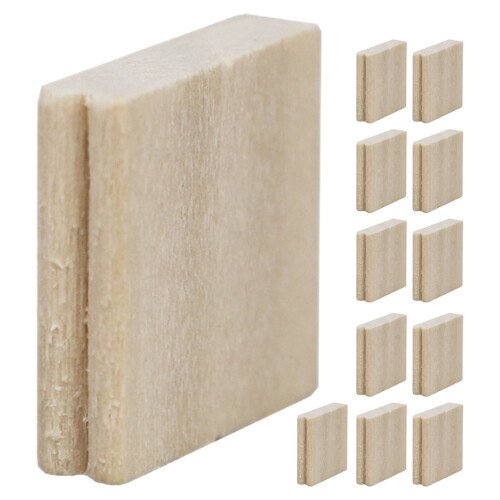 36Ud Mini De Madera Beige Para Decorar Casitas De Muñecas DIY 2